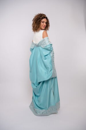 Arabi Collection - Eman Al Ahmed Blue Kaftan
