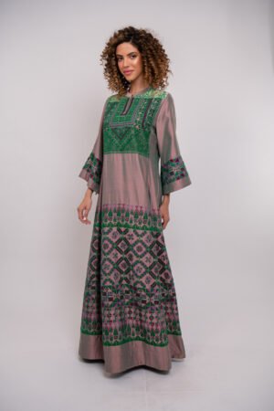 Arabi Collection - Desert Geometry Hand Embroidery and Beads Thob