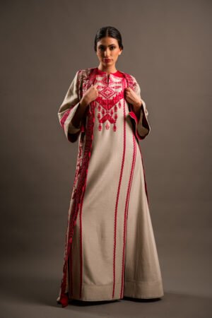 Arabi Collection - Desert Rose Hand Embroidery and Beads thobe