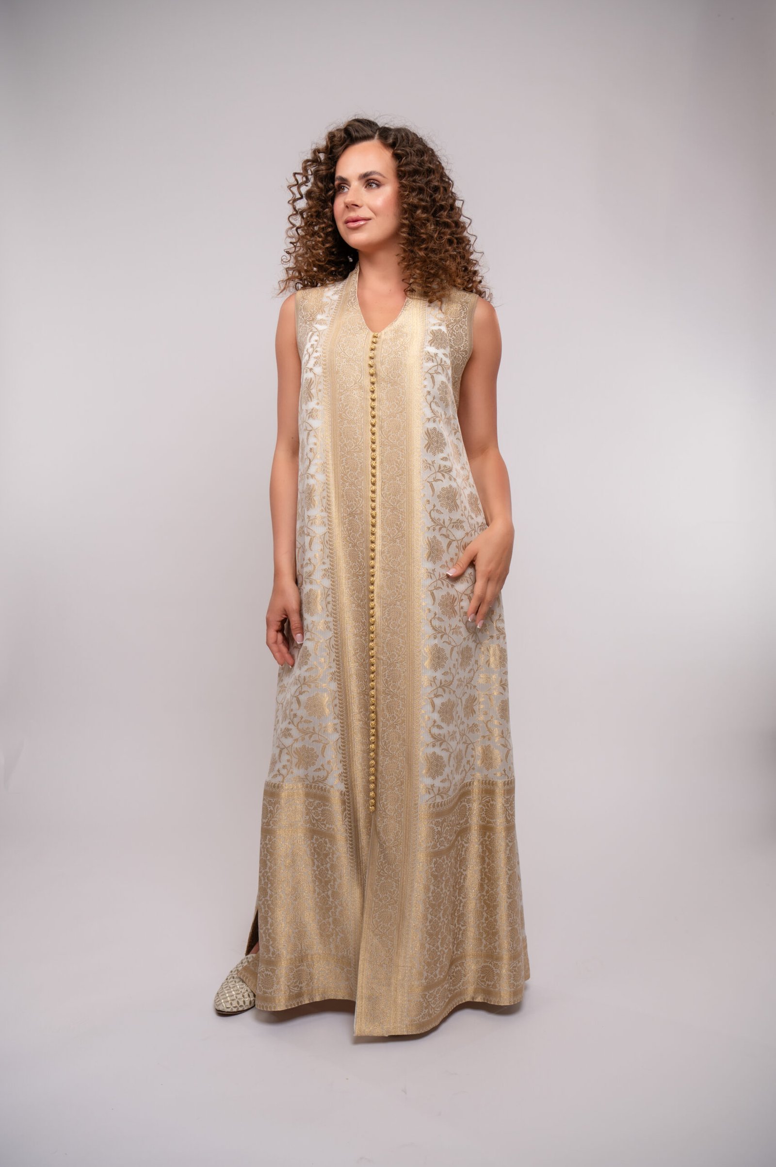 Limited Collection - Hams Al-Dhahab Sleeveless Dress