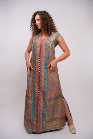 Limited Collection - Raqsat Al-Alwan Sleeveless Dress 2